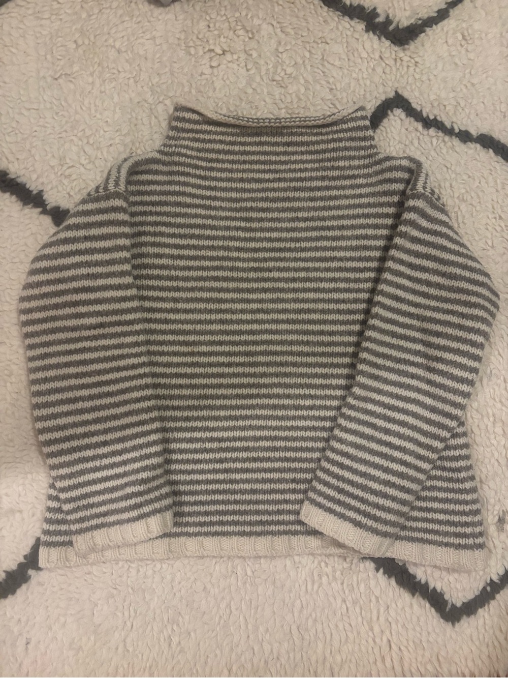 Babaa No 6 gray / natural stripe